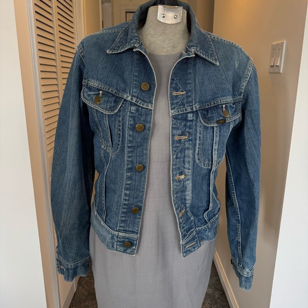 Classic 1970s LEE Blue Denim Jacket  S